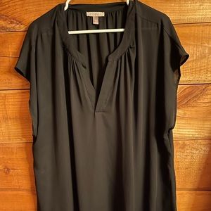 Roz & Ali black dress top size 3x